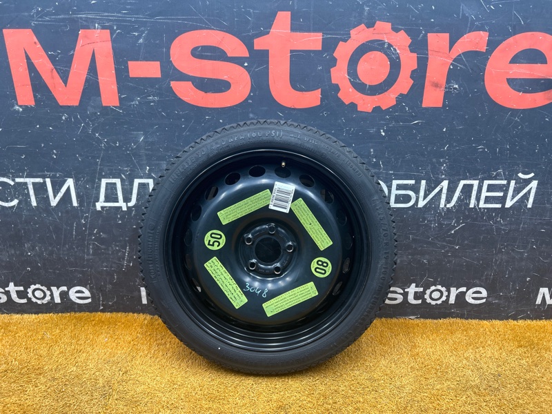 Колесо летнее R19 / 135 / 70 Continental Temporary Use Only 5x112 штамп. 29ET (б/у)