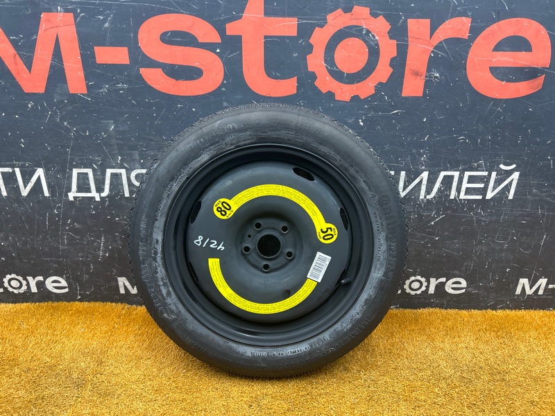 Колесо летнее R18 / 145 / 80 Continental Temporary Use Only 5x112 штамп. 27ET (б/у)