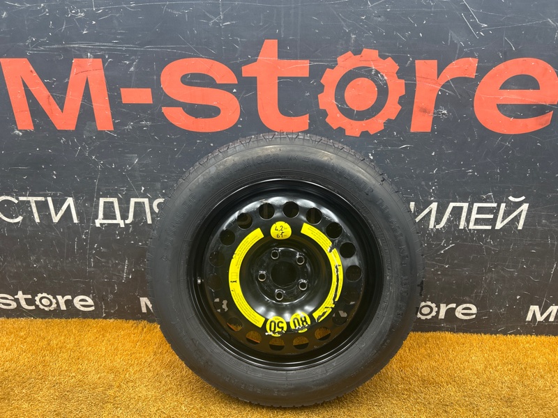 Колесо летнее R18 / 155 / 85 dunlop space miser 5x112 штамп. 40ET (б/у)