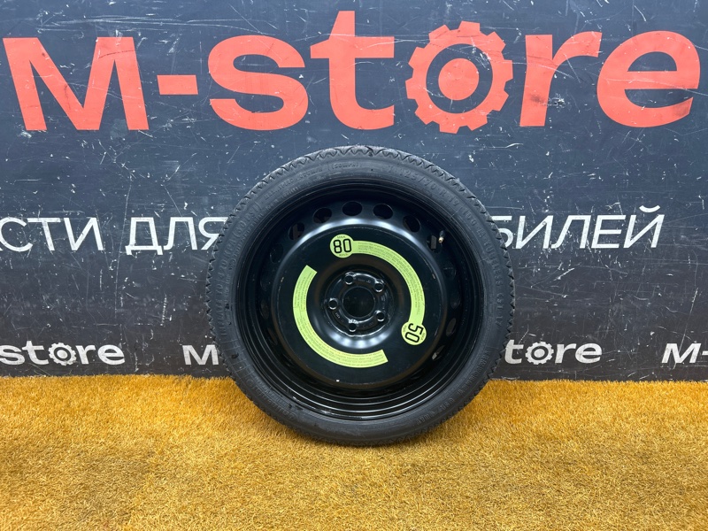 Колесо летнее R19 / 135 / 70 continental temporary use only 5x112 штамп. 29ET (б/у)