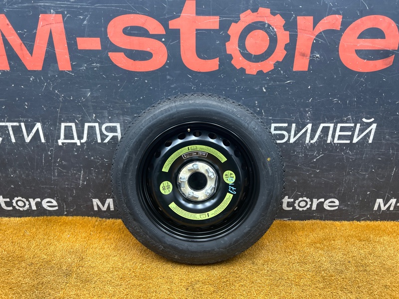 Колесо летнее R16 / 135 / 85 Continental Temporary Use Only 5x112 штамп. 17ET (б/у)