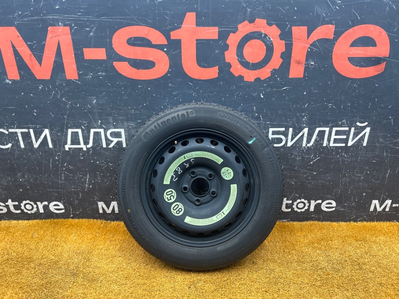 Колесо летнее R16 / 135 / 85 continental Temporary Use Only 5x112 штамп. 20ET (б/у)