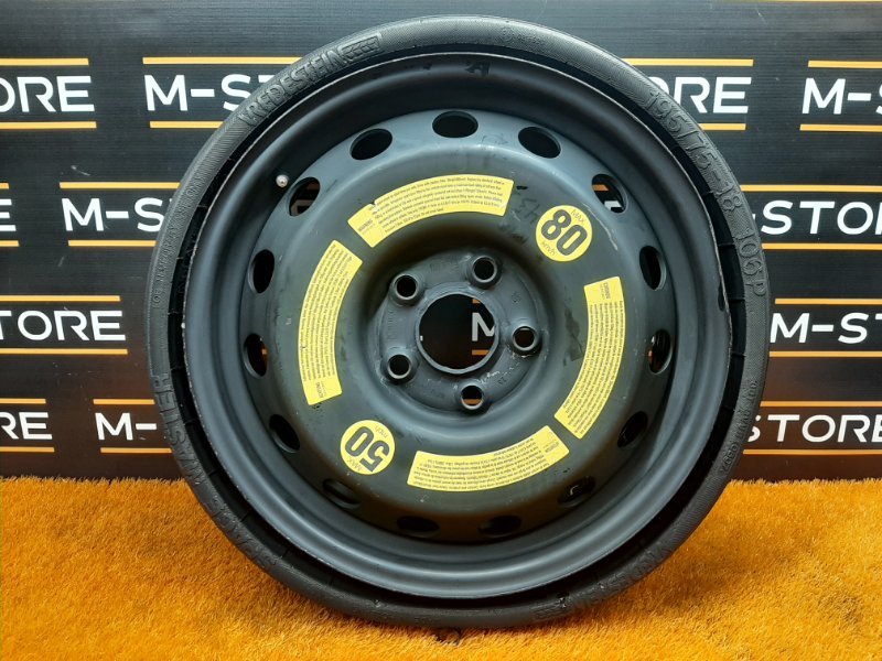 Колесо летнее R18 / 195 / 75 vredestein space master 5x130 штамп. 53ET (б/у)