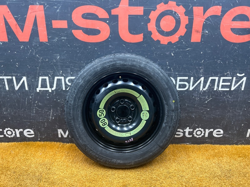 Колесо летнее R16 / 135 / 85 Continental Temporary Use Only 5x112 штамп. 20ET (б/у)