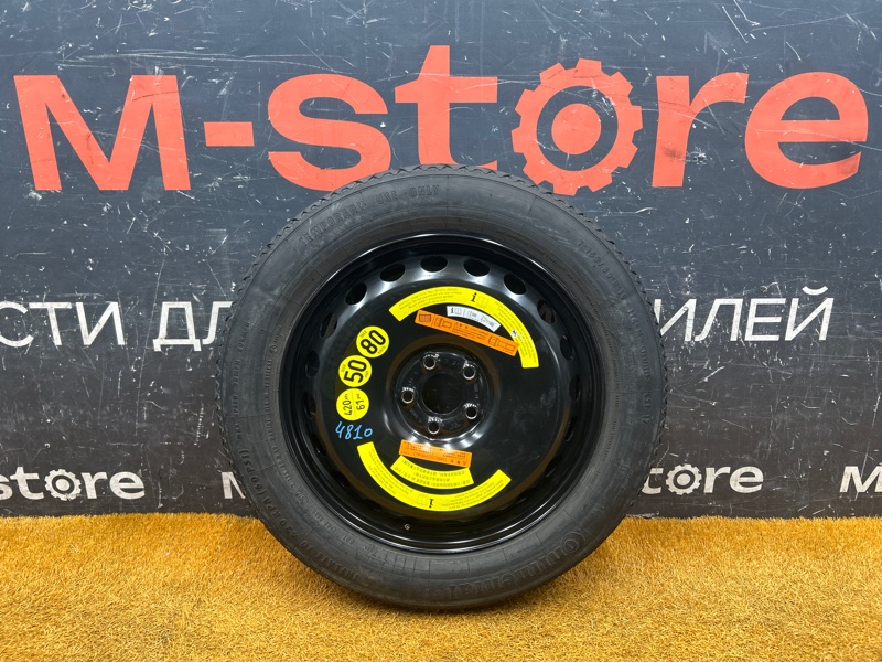 Колесо летнее R19 / 155 / 80 Continental Temporary Use Only 5x112 штамп. 40ET (б/у)