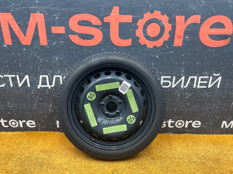 Колесо летнее R19 / 135 / 70 Continental Temporary Use Only 5x112 штамп. 29ET (б/у)