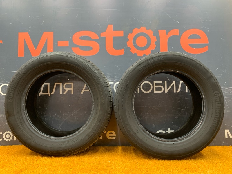 Комплект из 2 Шин летняя 225/55R16 continental ContiPremiumContact 2 (б/у)