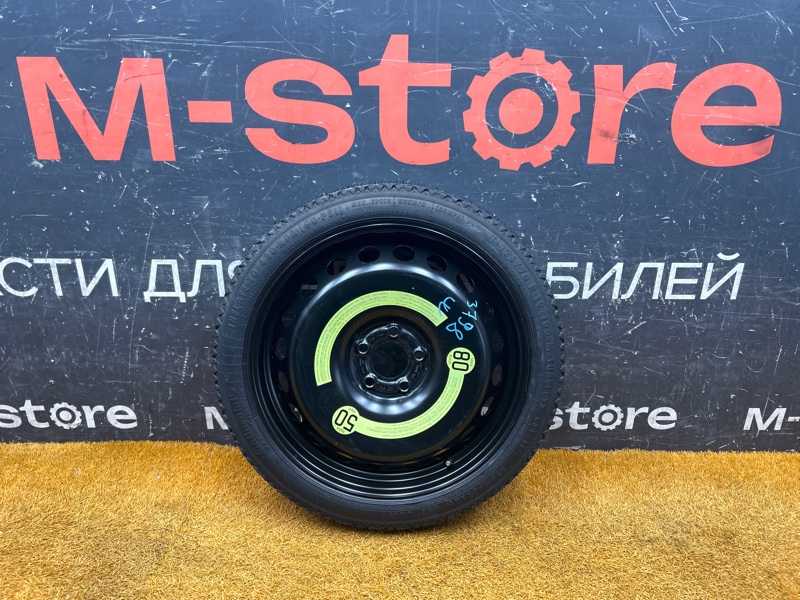 Колесо летнее R19 / 135 / 70 Continental Temporary Use Only 5x112 штамп. 29ET (б/у)