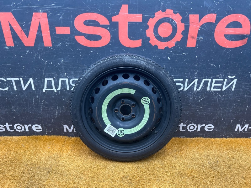 Колесо летнее R19 / 135 / 70 Continental Temporary Use Only 5x112 штамп. 29ET (б/у)